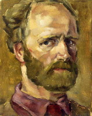 CYRIL MANN (British 1911-1980) Self-portrait c.1950