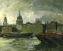 St Paul's from Bank Side, 1952
