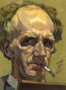 Self portrait with Cigarette, c1955    