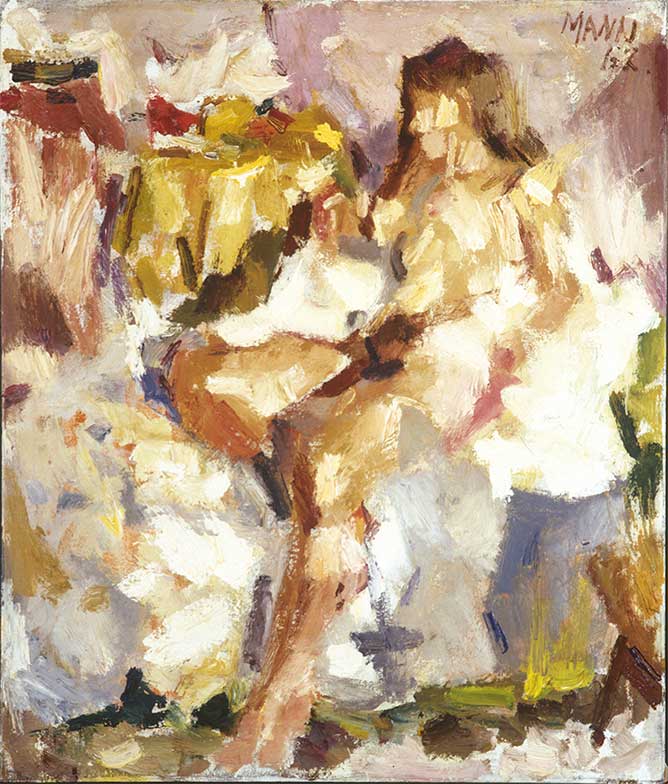 seated nude