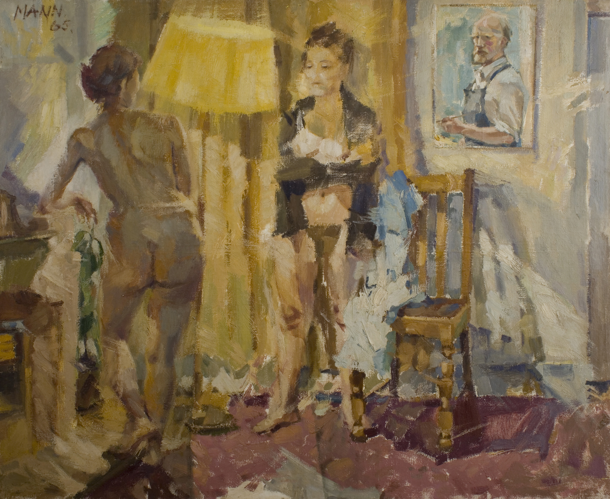 Self-Portrait with Two Models, 