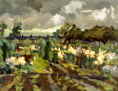Allotments with Stormy Sky, 1971