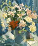 Roses with Books, c1971