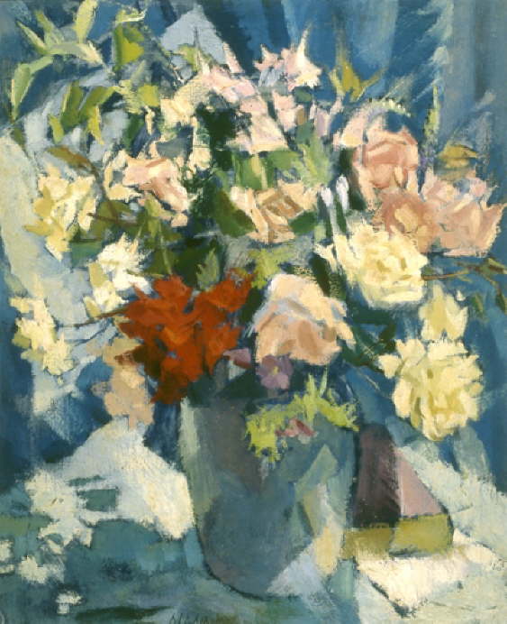 Roses with Books, c1971