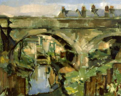 Railway Bridge over The Culvert, Walthamstow, 1966