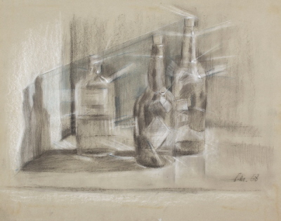 Bottles and Glasses, 1968