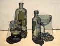 Bottles and Glasses c1955