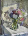 Glass Vase with Asters 1967
