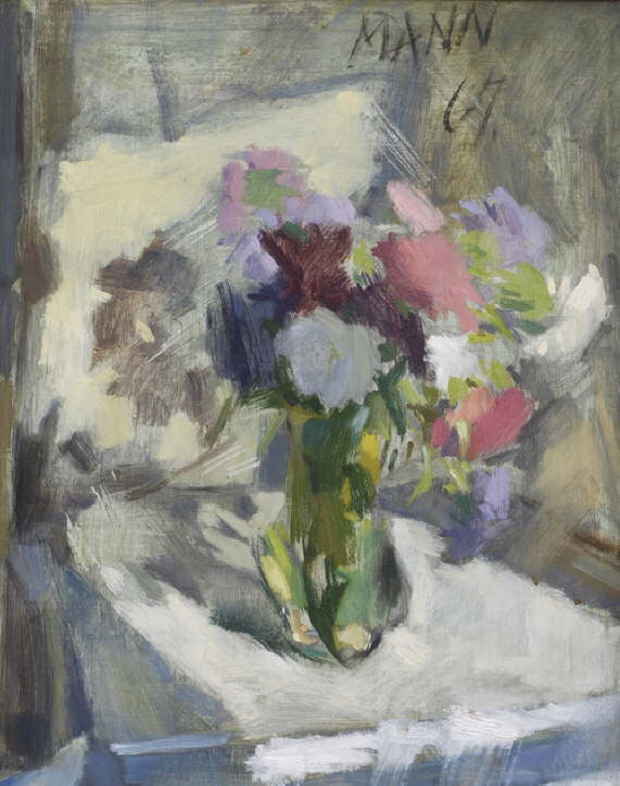 Glass Vase with Asters 1967